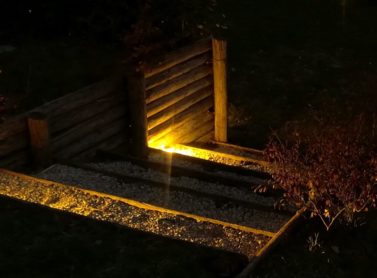 Illuminazione scale faretti a led per esterni
